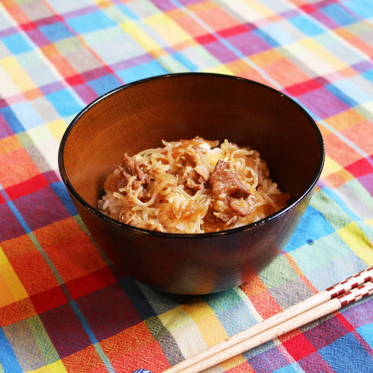 GYUDON is Delicious like sukiyaki over rice (beef bowl)