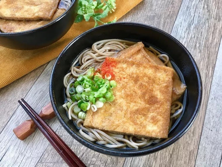 How to cook Soba noodle recipe.Juicy kitsune soba noodles.