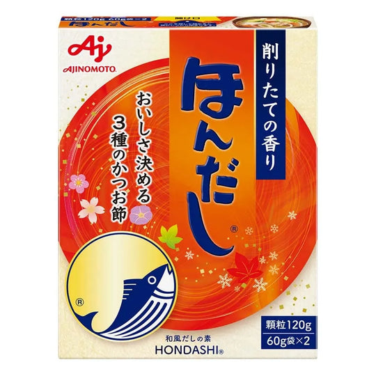 HON-DASHI Granulated. Stock of dashi soup stock 120g 60g x 2 bags