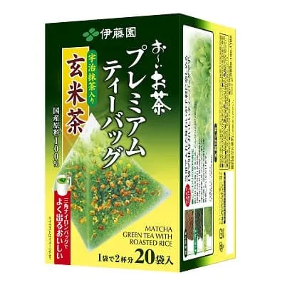 Premium Japanese Genmai Tea Bags 20 bags