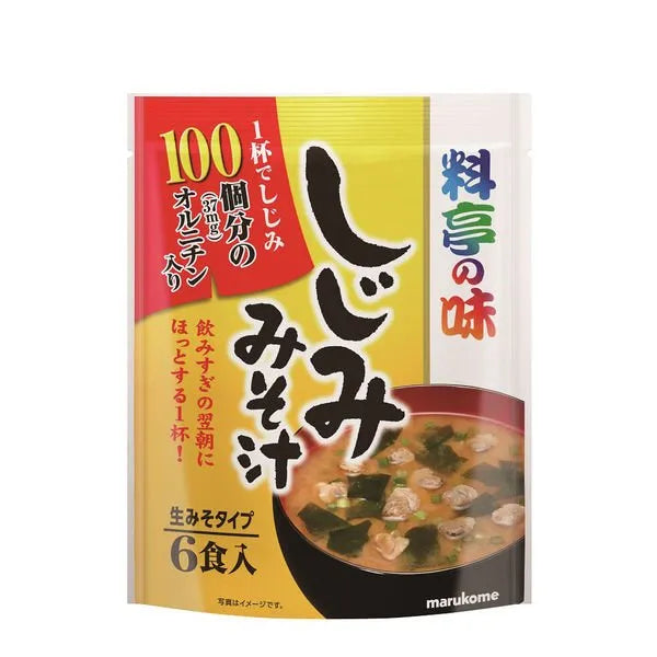 Miso soup of shijimi clam 6 servings