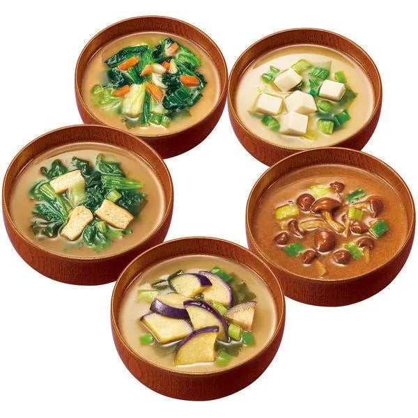 Miso Soup Freeze-Dried, 10 Servings, Assorted