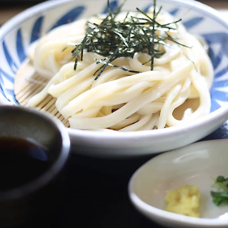 Sanuki Zaru udon thick udon from Kagawa pref.