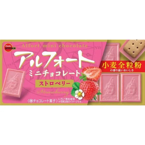 Bourbon Alfort Mini Chocolate Strawberry 12 pieces