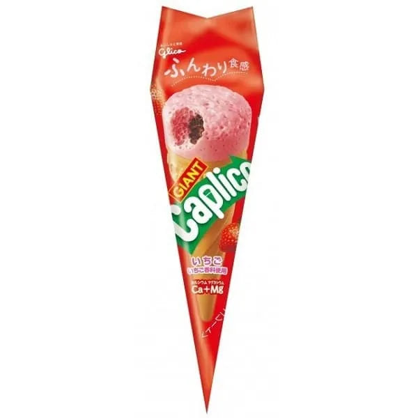 Glico Giant Caprico <Strawberry> 1pc.