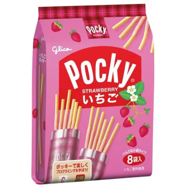 Glico Strawberry Pocky 8 bags