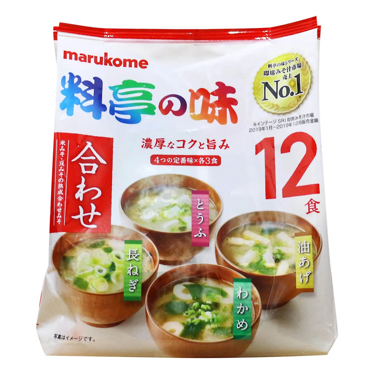 Miso soup 4 types x 3  12packs