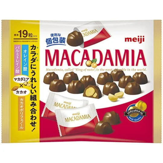 Meiji Macadamia Chocolate Big Pack 136g