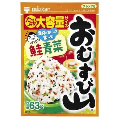 Omusubi Yama Salmon Green Vegetable [Furikake 63g].