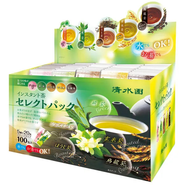 Shimizuen Instant Tea Select Pack 1 box (100 packets)