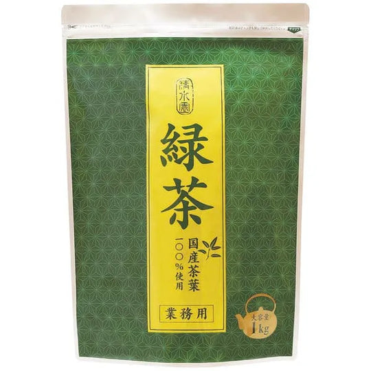 Green tea for professional use 1 bag (1 kg)