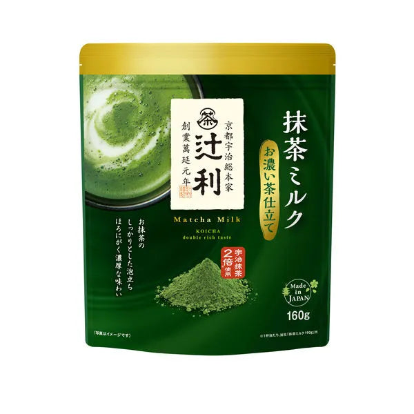 Tsujiri Matcha Milk - strong tea style - 1 bag (160g)