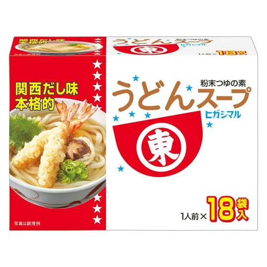 Udon noodle soup stock made by simply pouring hot water 18 packs