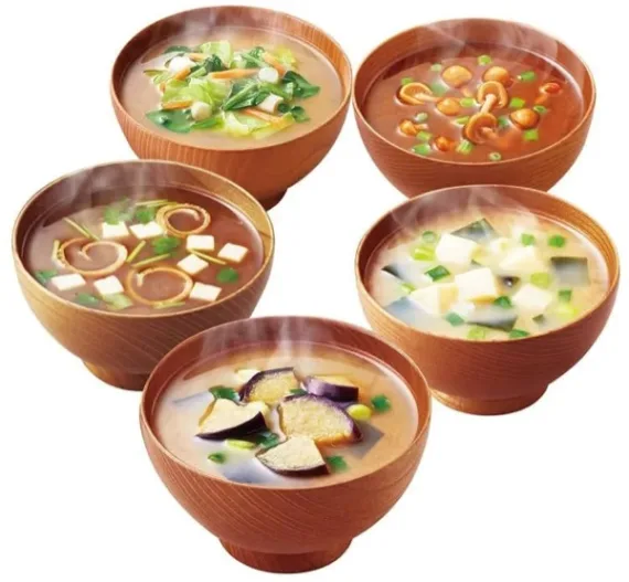 Soupe miso assortie, lot de 10 portions, faible en sodium - Image 2