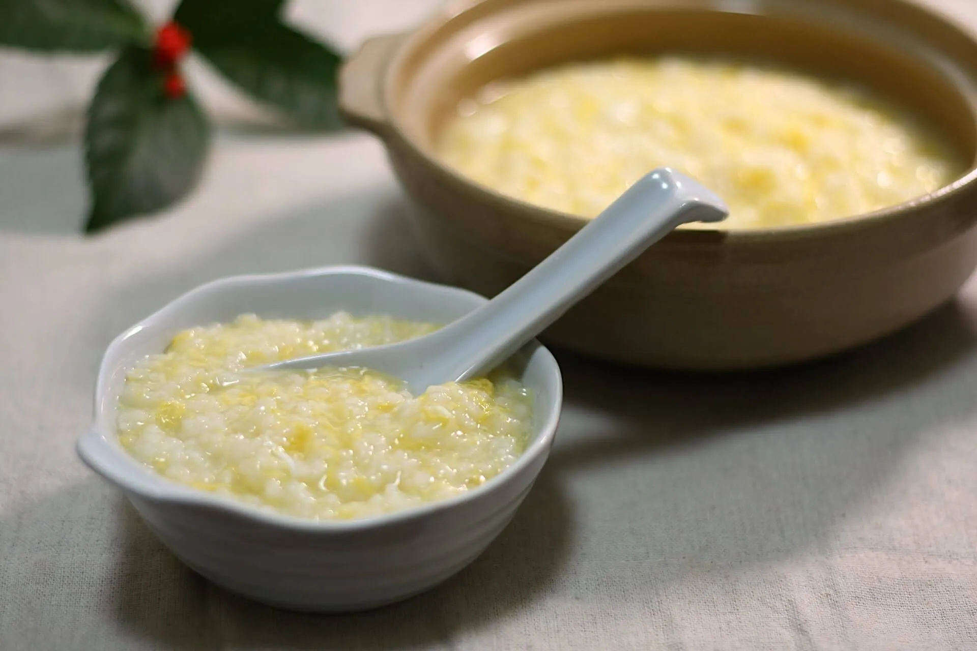 Okayu Savourez le délice du porridge aux œufs