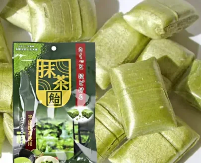 Faisant légèrement fondre le matcha Candy3