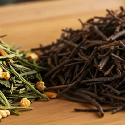 Té tostado y mezclado