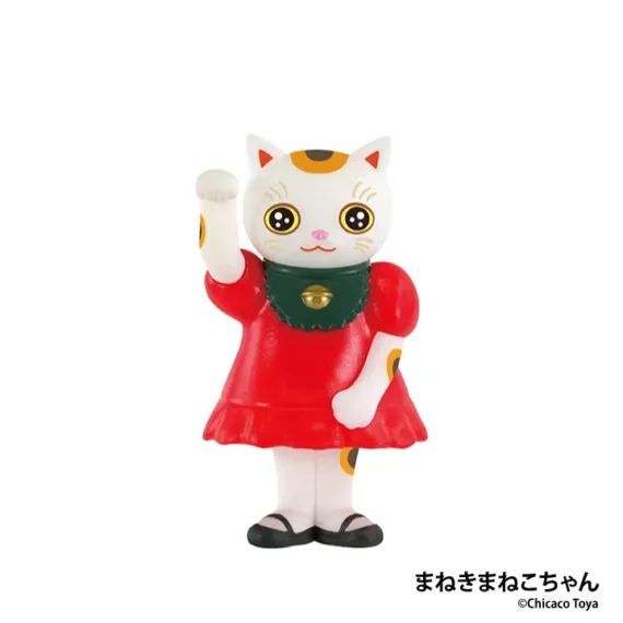 Chicaco Toya Maneki Maneki Maneko雕像系列 - 幸運貓風格的藝術玩具