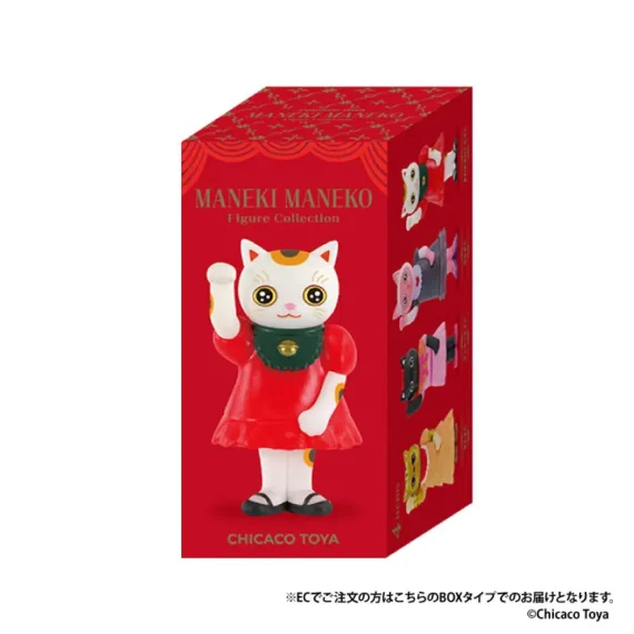 Chicaco Toya Maneki Maneki Maneko雕像系列 - 幸運貓風格的藝術玩具