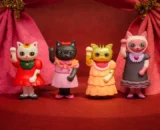 Chicaco Toya Maneki Manko Figur Collection-Lucky Cat-inspirierte Kunstspielzeug
