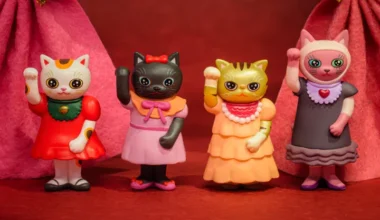 Collezione di figurine di Chicaco Toya Maneki Maneko-Lucky Iispirati per gatti giocattoli d'arte