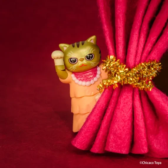Chicaco Toya Maneki Maneki Maneko雕像系列 - 幸運貓風格的藝術玩具