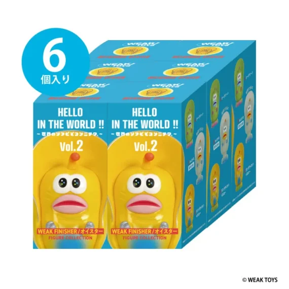 Hallo in de wereld !! Vol.2-Zwakke Finisher Oyster Mini Figuur Series 6-delige set