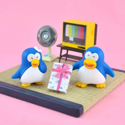 Papipu Penguins Figuras Cápsula de recolección de juguetes