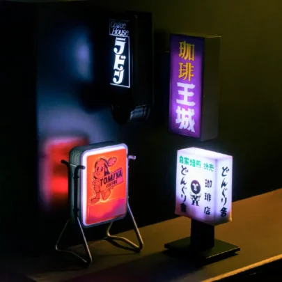 Retro Café Sign Light Series vol. 3