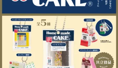 Kyoritsu Foods Miniatur -Maskottchen Sammlerstücke