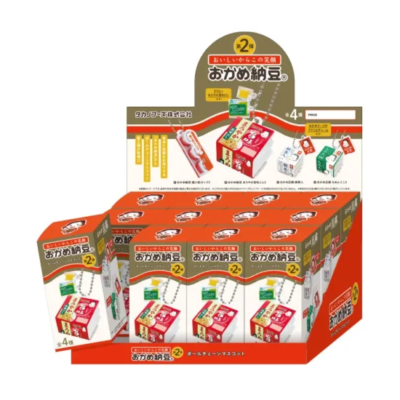 Okame Natto Ball Chain Mascot Series 2 - Boîte de 12 16