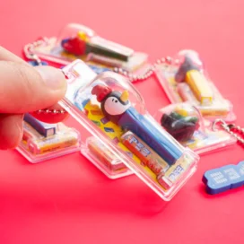PEZ Pals – Capsule Ball Chain Sleutelhanger Serie