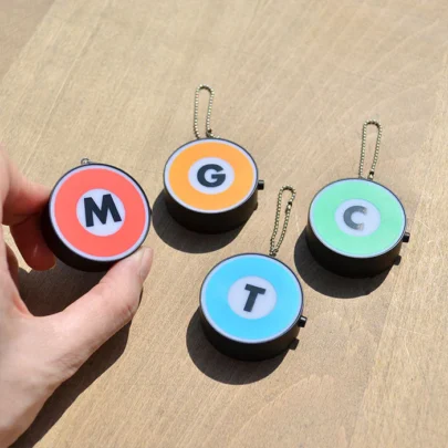 Tokyo Metro GlowCaps – Ball Chain Keychain Collection02
