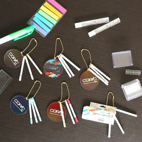 Porte-clés à breloques Copic Marker