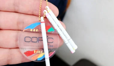 Porte-clés à breloques Copic Marker