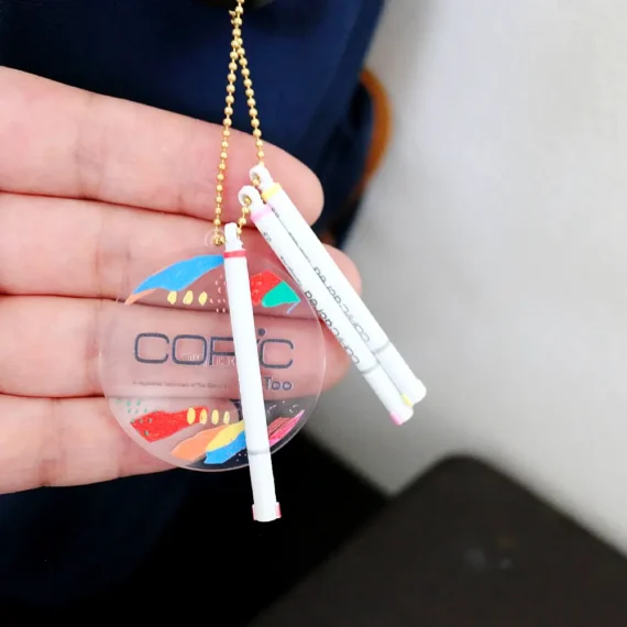 Porte-clés à breloques Copic Marker