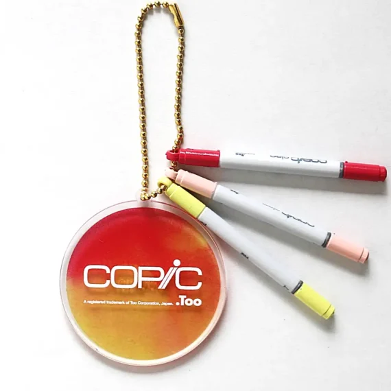 Porte-clés à breloques Copic Marker