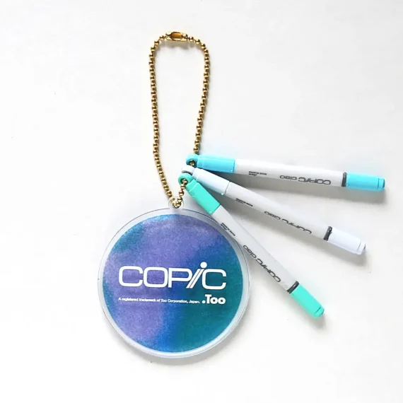 Porte-clés à breloques Copic Marker