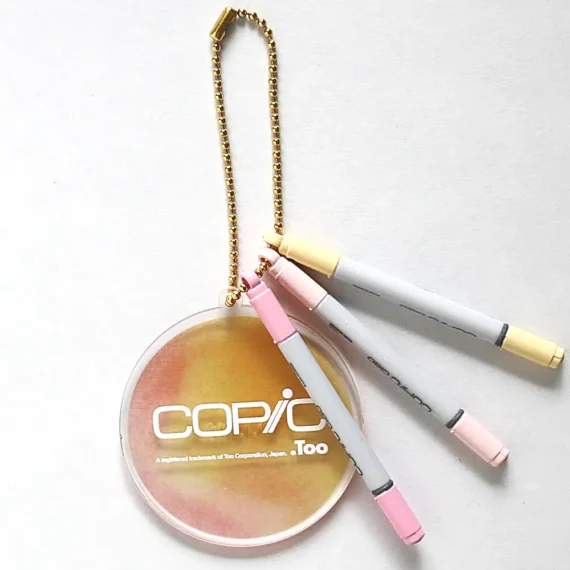 Porte-clés à breloques Copic Marker