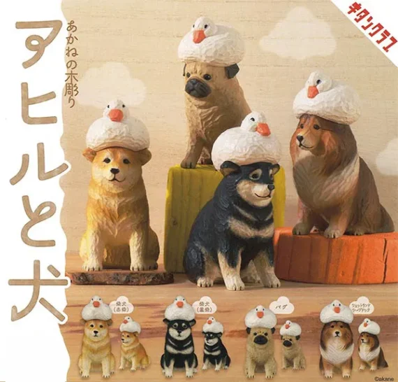 Akane_s_Handgesneden_Houten_Eendenhond