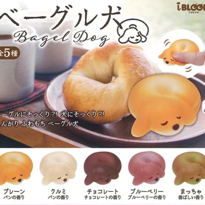 Bagel_Dog_Figura_Collezionabile_Adorabile_Mini_Mascotte