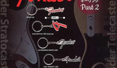 Fender Logo Metal Keyring Part 2 – Music Collectible Accessory