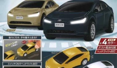 Mini-auto giocattolo ufficiale Prius 3 con licenza (da collezione)