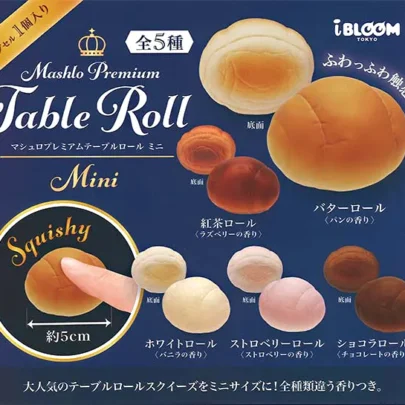 Mini Table Roll Mascot – Tiny Cute Collectible