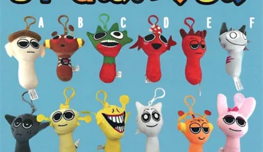 Mascota coleccionable de peluche suave y adorable de SPG