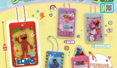 Charm en acrylique Sesame Street avec étui