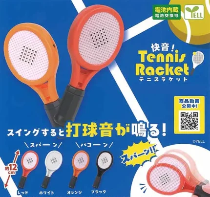 Miniatur-Tennisschläger mit Smash-Sound – Sport-Sammlerstück