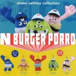 N Burger Porro Mini Plush Mascot – Japan Blind Box Collectible