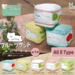 Bear Fruit Sandwich Plushie Japanese Capsule Toy