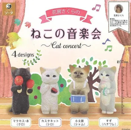 Cat Music Concert Mini Figure Sakura Melody Capsule